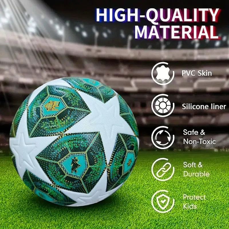 Soccer Balls Standard Size 5 Seamless Ball PU Material Sports League Outdoor Match Football Training Ball Futbol Voetbal